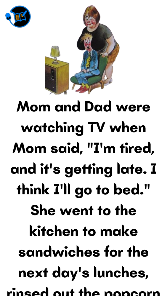 Mom and Dad were watching TV - Poster Diary