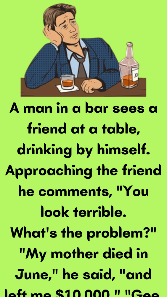 A man in a bar sees a friend - Poster Diary