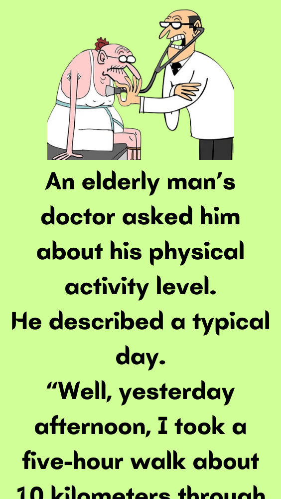 A Doctor Asked Old Man - Poster Diary